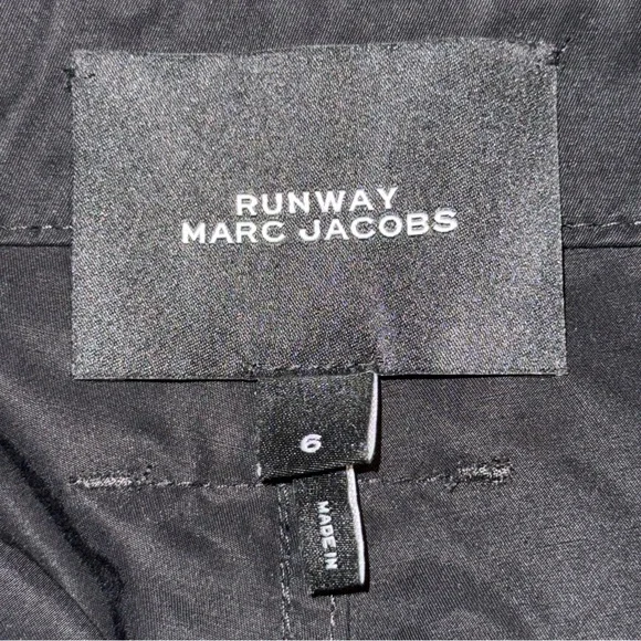 Marc Jacobs runway high-waisted flare leg black cargo pants - Picture 9 of 11